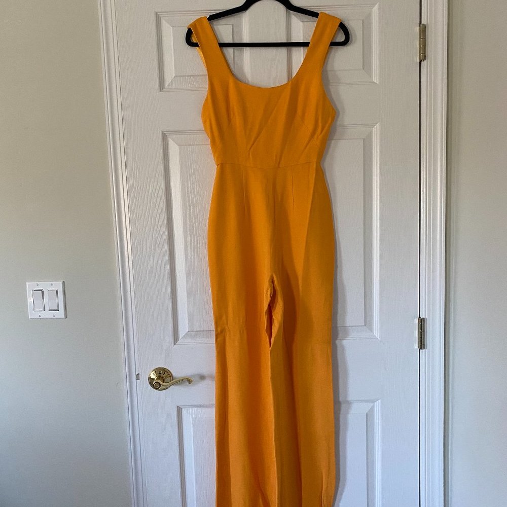 Brand New with Tags! Saloni Jumpsuit, Size 0,  Never Worn, Mango/Orange, Formal